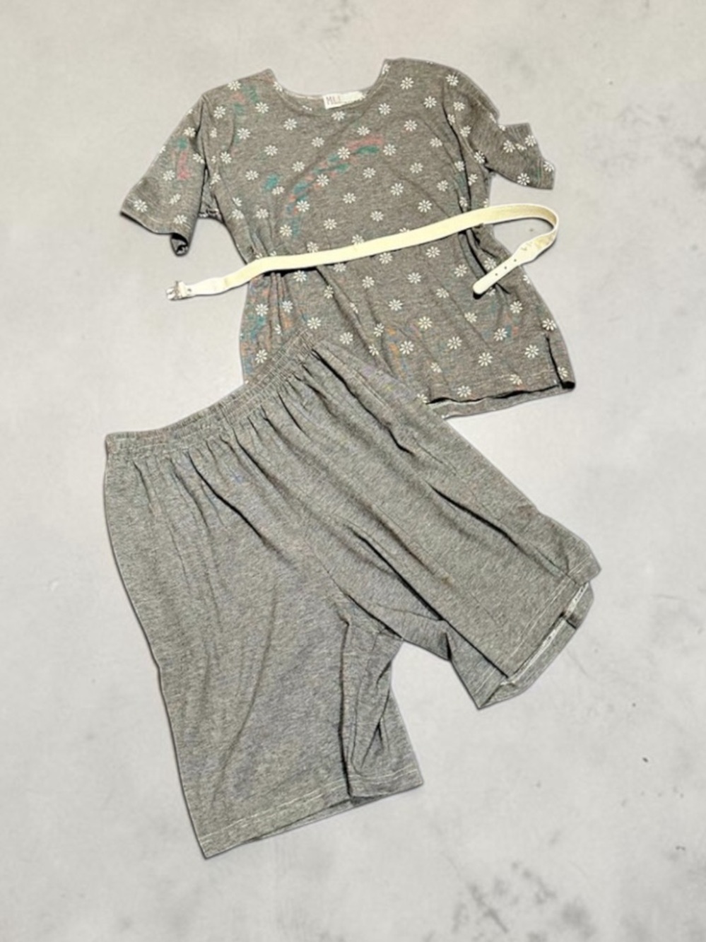 Milano vintage 80s shorts and top